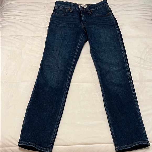 Madewell Dark Wash Denim Jeans - Picture 1 of 6